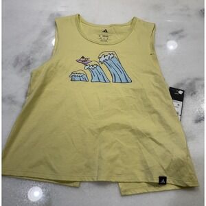 New Adidas Waves Swing Tank Top Girls Size Medium 10-12 Yrs